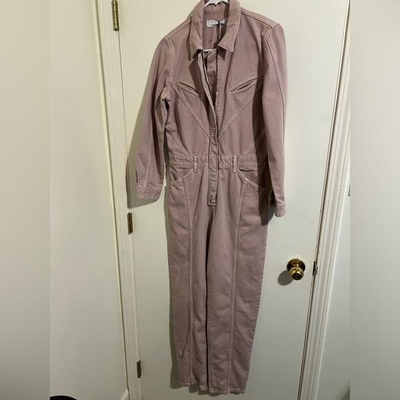 NWT IRO LIKASI JUMPSUIT | color: old pink (blush/pink | FR 38 US 6 - Picture 6 of 16